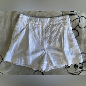 Aritzia Fable Linen Shorts